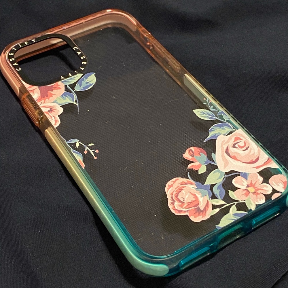 Floral Casetify iPhone 11 pro case.